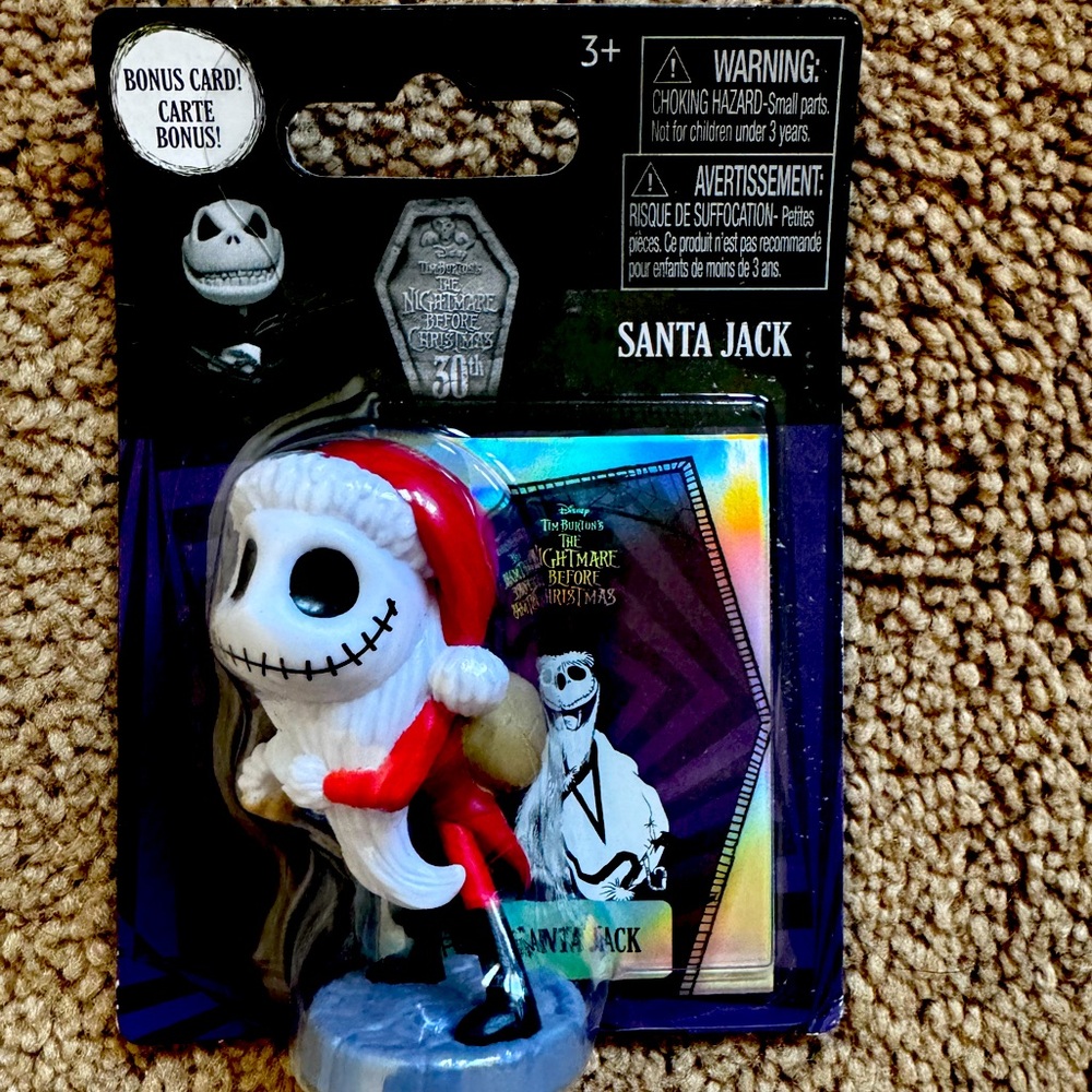Disney Nightmare before Christmas Santa Jack Figurine